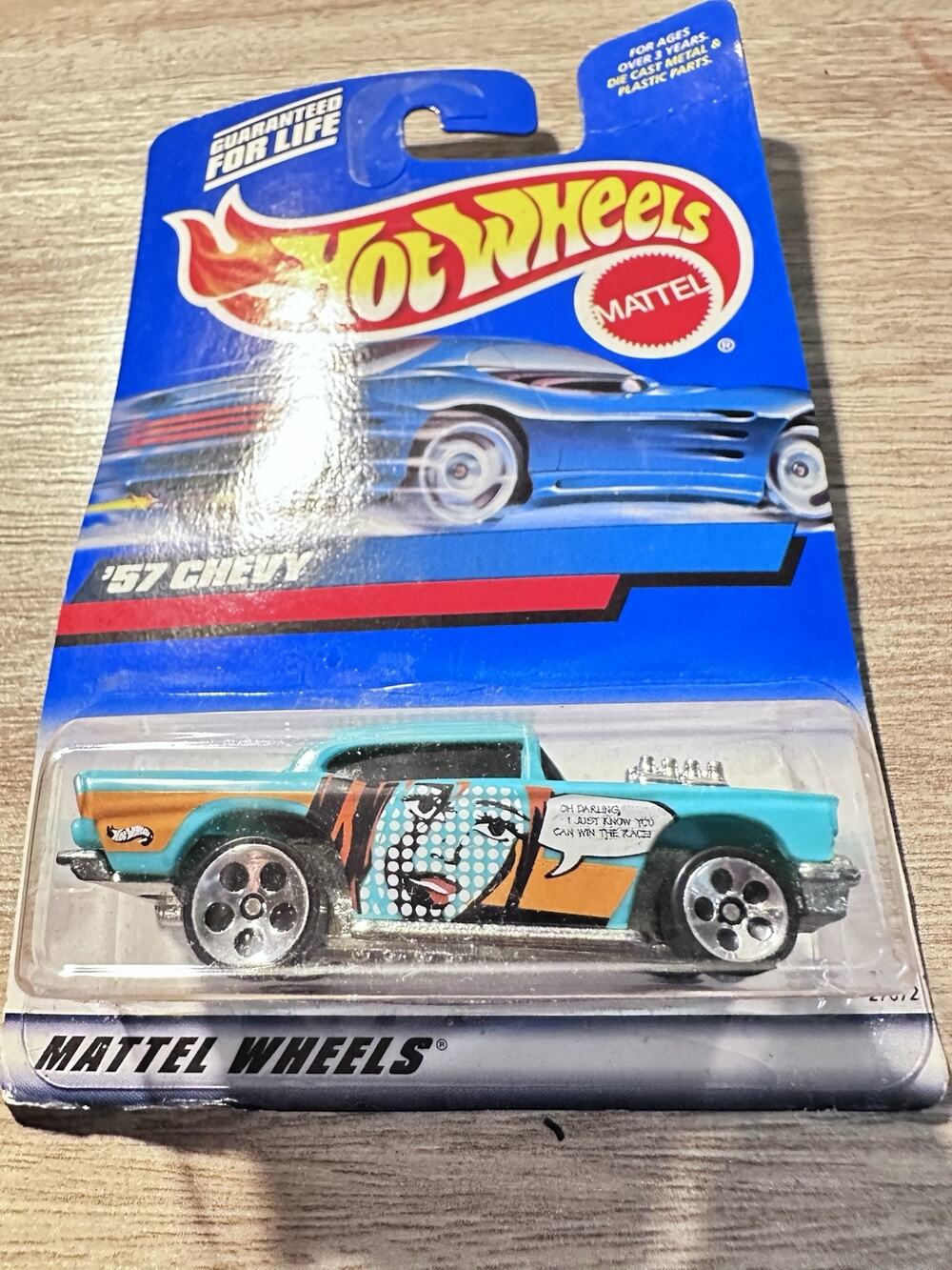 2000 Hot Wheels '57 Chevy 27072 New Mattel H12